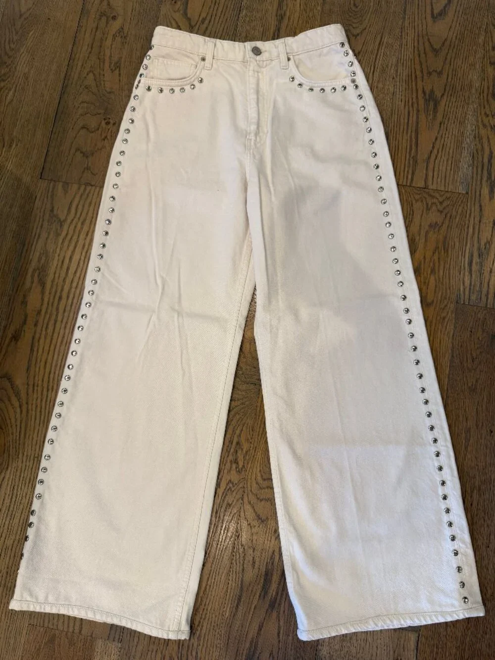 Reformation Cary High Rise Slouchy Wide Leg Jeans size 27 - Picture 7 of 7